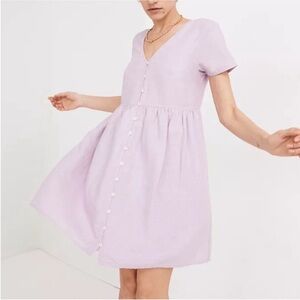 Madewell 100% Linen Dress